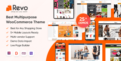 Theme Revo - Multipurpose Elementor WooCommerce