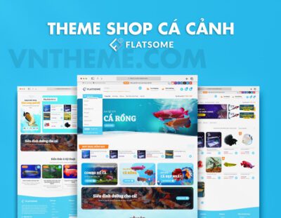 Mẫu Website Theme Cá Cảnh – WP Flatsome - Website Cá Cảnh