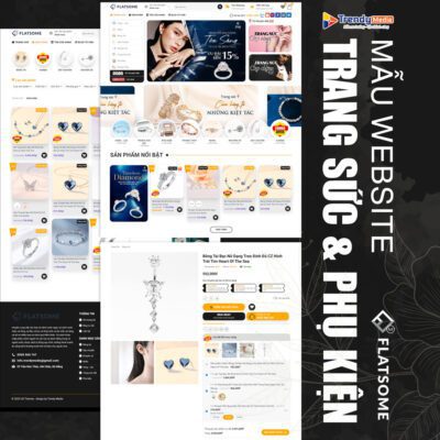 Mẫu Website Trang Sức & Phụ Kiện - WP Flatsome - Jewelry Theme
