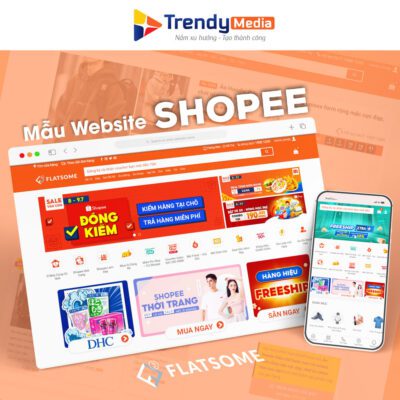 🛍️ Mẫu Website Shopee – WP Flatsome – Theme Shopee