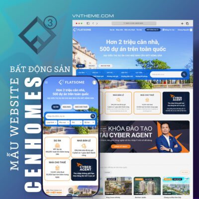 Mẫu Website CenHomes – WP Flatsome – Theme Bất Động Sản