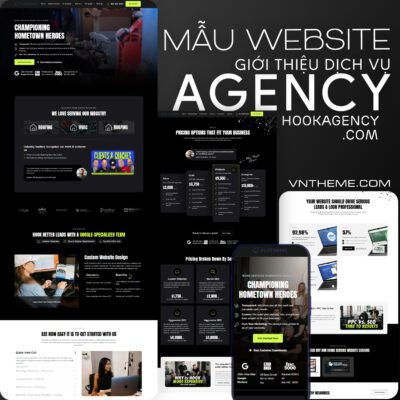 Mẫu Website Giới thiệu dịch vụ Agency | Website Agency WordPress (Flatsome)