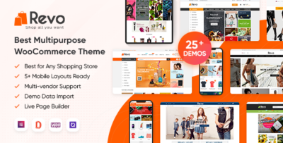 Theme Revo - Multipurpose Elementor WooCommerce