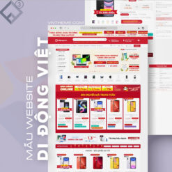 Mẫu Website Theme DiDongViet (bán điện máy, công nghệ)