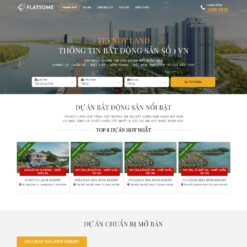 Mẫu Website Theme Bất Động Sản Chuyên Dự Án - Flatsome