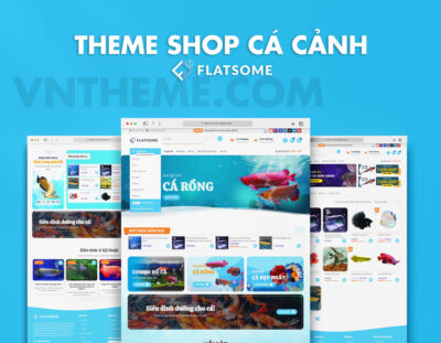 Mẫu Website Theme Cá Cảnh – WP Flatsome - Website Cá Cảnh