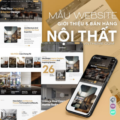 Mẫu Website Nội Thất | Website Giới Thiệu & Bán Hàng WordPress (Flatsome)
